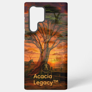 Coque Samsung Galaxy Acacia Legacy™ : Golden Sunset Safari Mara Kenya