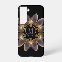 Ailes d'ange abstraites Mandala Fractale Monogramm