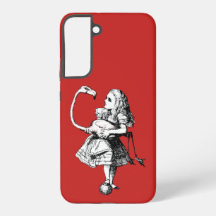 Coque Samsung Galaxy Alice dans le Flamant rose du pays des merveilles