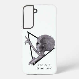 Coque Samsung Galaxy Alien gris, la vérité est là