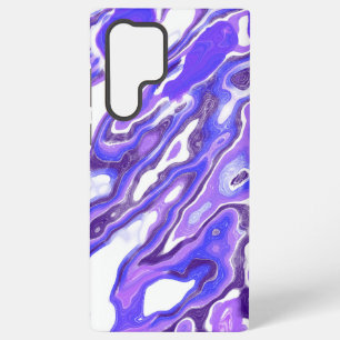 Coque Samsung Galaxy Améthyste Violet violet coloré Marbre Abstrait Te