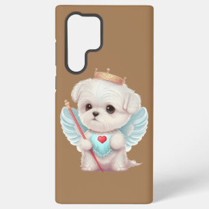 Coque Samsung Galaxy Amour paradisiaque : Chien maltais mignon