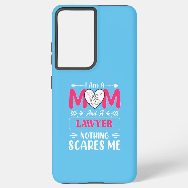 Coque Samsung Galaxy Amusant Avocat Maman, Avocat Maman (Verso)