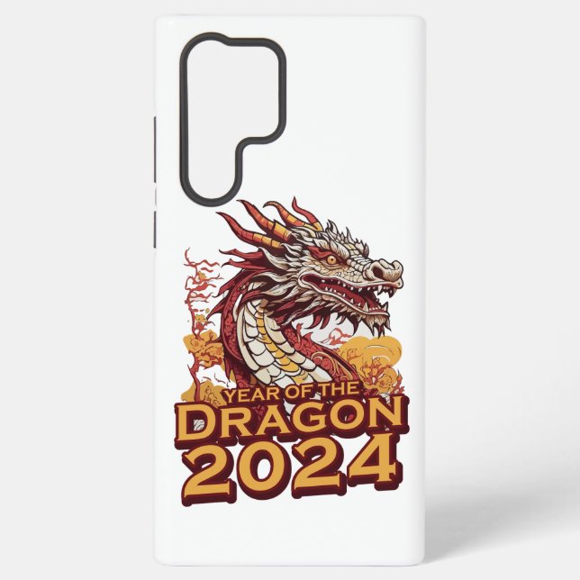 Coque Samsung Galaxy Année du dragon 2024 Samsung S22 Coques, Dragon (Verso)