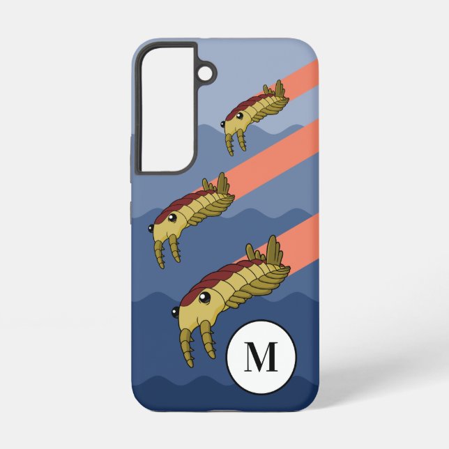 Coque Samsung Galaxy Anomalocaris échauffement - Préhistorique personna (Verso)