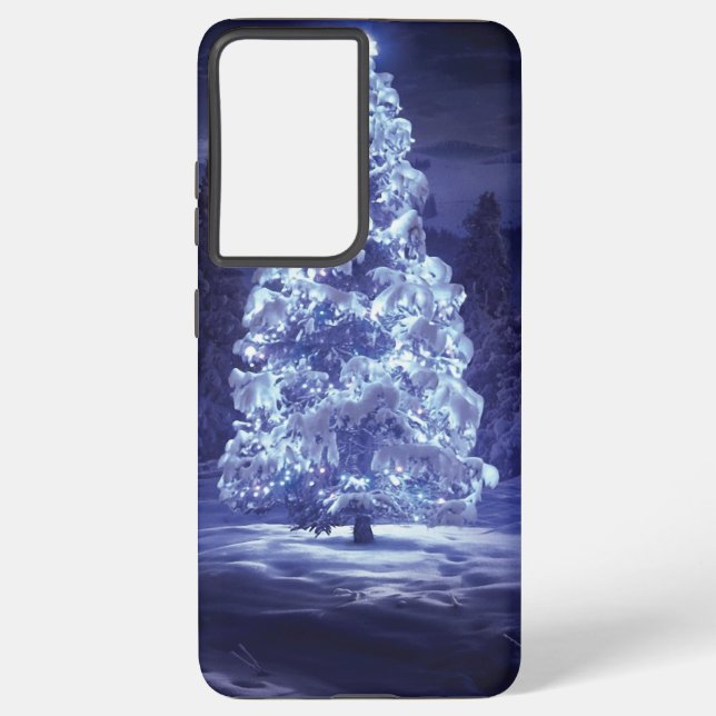 Coque Samsung Galaxy Arbre de Noël (Verso)