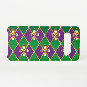 Coque Samsung Galaxy S10 Arrière - plan de bijoux Mardi Gras