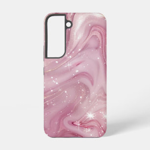 Coque Samsung Galaxy Arrière - plan en marbre rose magique sans couture