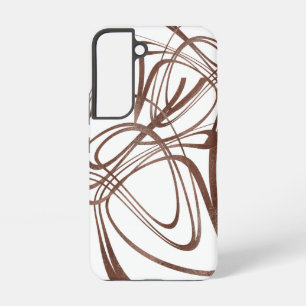 Coque Samsung Galaxy Art Brown Abstrait