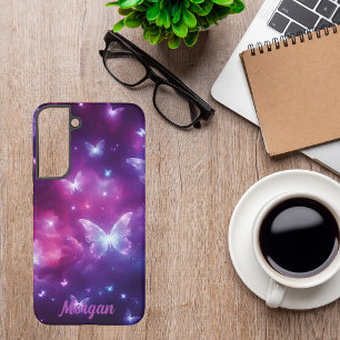 Coque Samsung Galaxy Art de fantaisie de papillon personnalisé