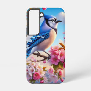 Coque Samsung Galaxy Art Floral/printemps Blue Jay