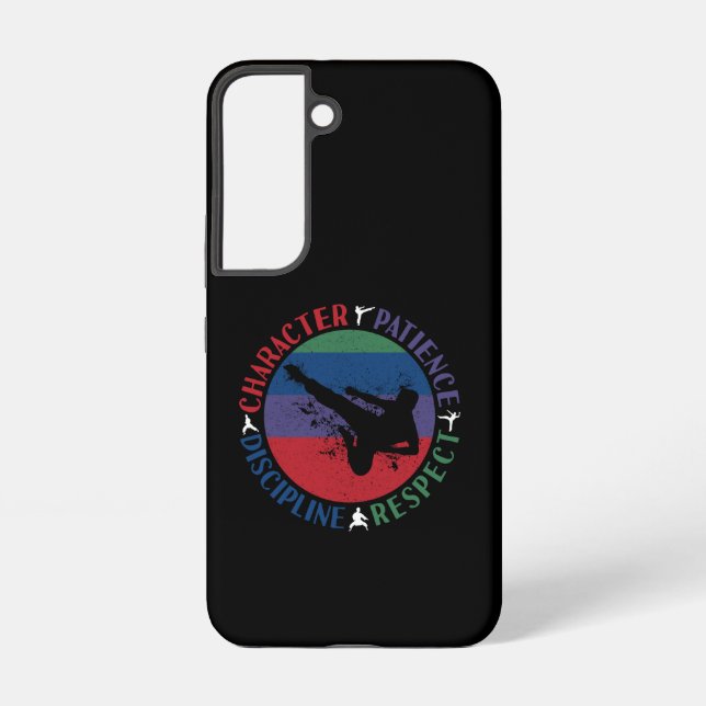 Coque Samsung Galaxy Arts martiaux - Valeurs fondamentales du karaté (Verso)