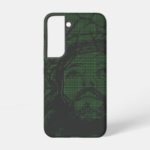 Coque Samsung Galaxy ASCII Art Jésus Couronne d'Épines Jean 19:30