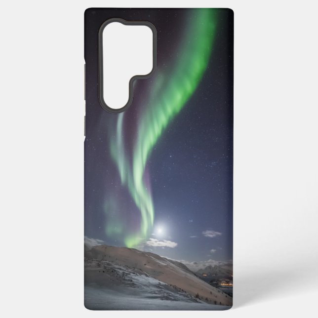 Coque Samsung Galaxy Aurora Borealis Norvège (Verso)