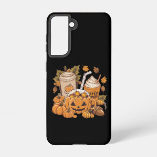 Coque Samsung Galaxy Automne Famille Halloween Thanksgiving mignon Auto