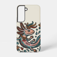 Axolotl aztèque Xolotl pierre érodée art tribal bo