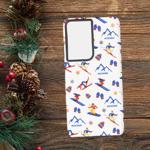 Coque Samsung Galaxy Bansko Bulgarie Balkan Ski Motif de snowboard