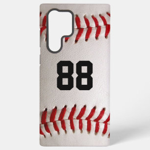Coque Samsung Galaxy Baseball avec numéro personnalisable