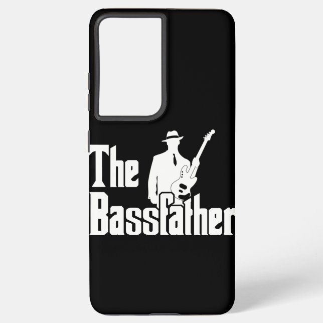 Coque Samsung Galaxy Bassfather Funny Cadeau pour bassiste guitariste (Verso)