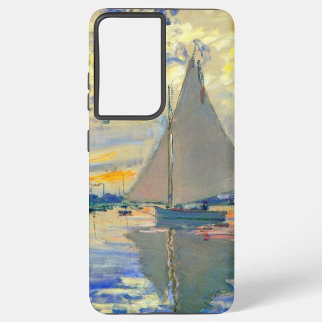 Coque Samsung Galaxy Bateau Monet au Petit-Gennevilliers (Verso)