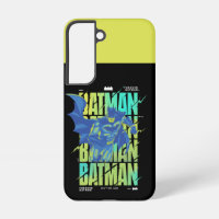 Batman Électrique Qui Traverse La Typographie