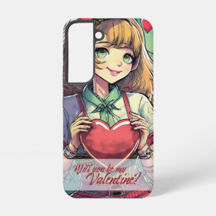 Coque Samsung Galaxy Be My Valentine in Manga Style 33419