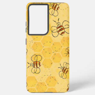 Coque Samsung Galaxy Bee Buzzing Honey Bees mignonne