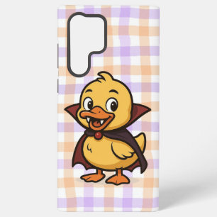 Coque Samsung Galaxy Belle caricature canard d'Halloween vampire