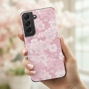 Coque Samsung Galaxy Belle Fleur de Cerisier Design - Rose Floral
