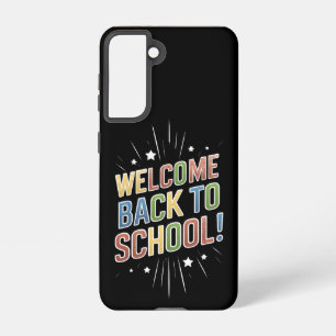 Coque Samsung Galaxy Bienvenue à l'école Professeur Premier Jour d'écol