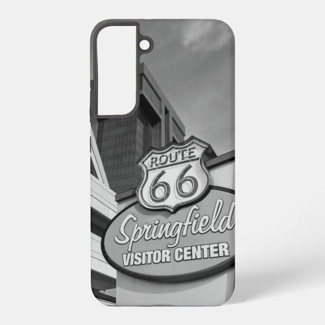 Coque Samsung Galaxy Bienvenue À Springfield Grayscale Samsung Coque (Verso)