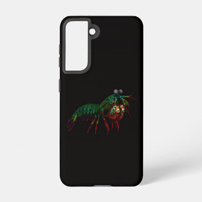 Coque Samsung Galaxy Black 4 Luxe  Galaxy S21 Case, Mantis Shrimp (Verso)