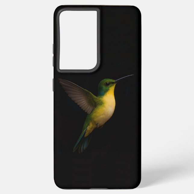 Coque Samsung Galaxy Black 4 Luxe Galaxy S21 Ultra Coque, Flying Bird (Verso)