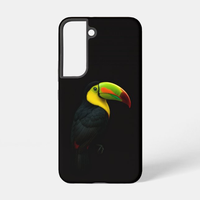 Coque Samsung Galaxy Black 4 Luxe Galaxy S22 Case, Keel Billed Tucan (Verso)