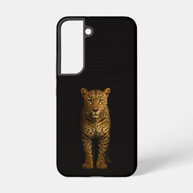 Coque Samsung Galaxy Black 4 Luxe Galaxy S22 Case, Majestic Leopard (Verso)