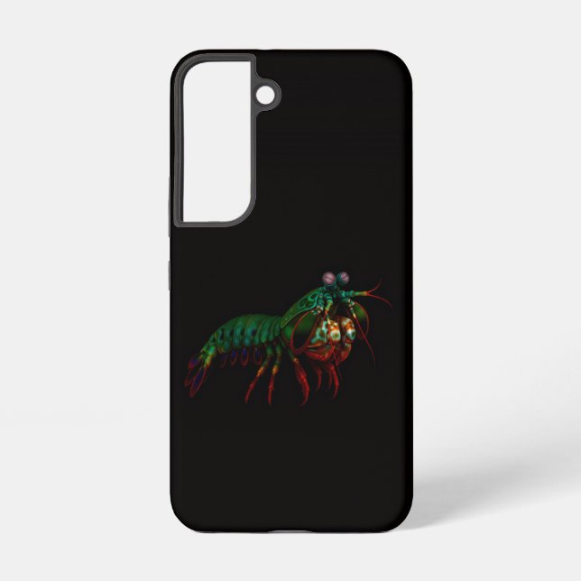 Coque Samsung Galaxy Black 4 Luxe Galaxy S22 Case, Mantis Shrimp (Verso)