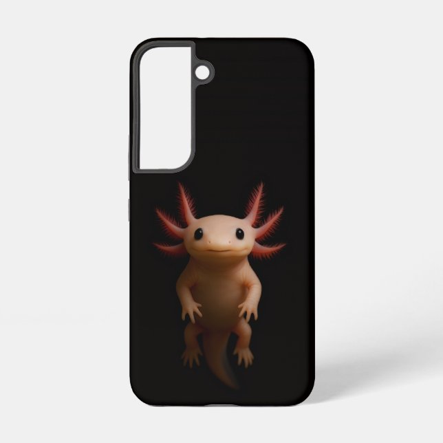 Coque Samsung Galaxy Black 4 Luxe Galaxy S22 Case, Mexican Axolotl (Verso)
