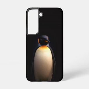Coque Samsung Galaxy Black 4 Luxe Galaxy S22 Coque, Empereur Penguin