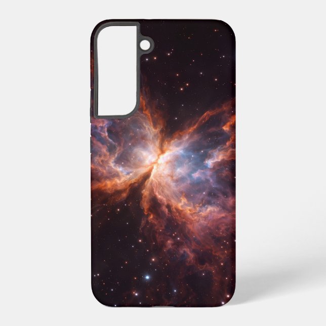 Coque Samsung Galaxy Black 4 Luxe Galaxy S22 Plus, Butterfly Nebula (Verso)