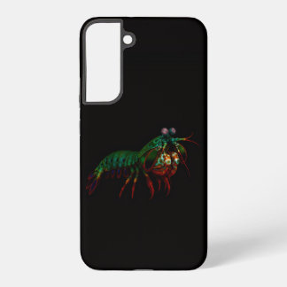 Coque Samsung Galaxy Black 4 Luxe Galaxy S22 Plus, Mantis Shrimp