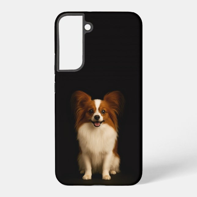 Coque Samsung Galaxy Black 4 Luxe Galaxy S22 Plus, Refined Papillon (Verso)