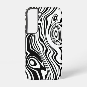 Coque Samsung Galaxy Black White Waves Samsung Galaxy Cese Vos Couleurs