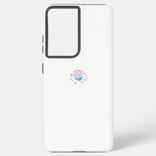 Coque Samsung Galaxy Bleu de Cornflower clair, Ciel Mégenta, Fille