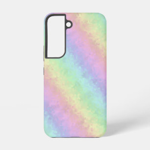 Coque Samsung Galaxy Blocs dans Pastel Colors 3D Rainbow Art