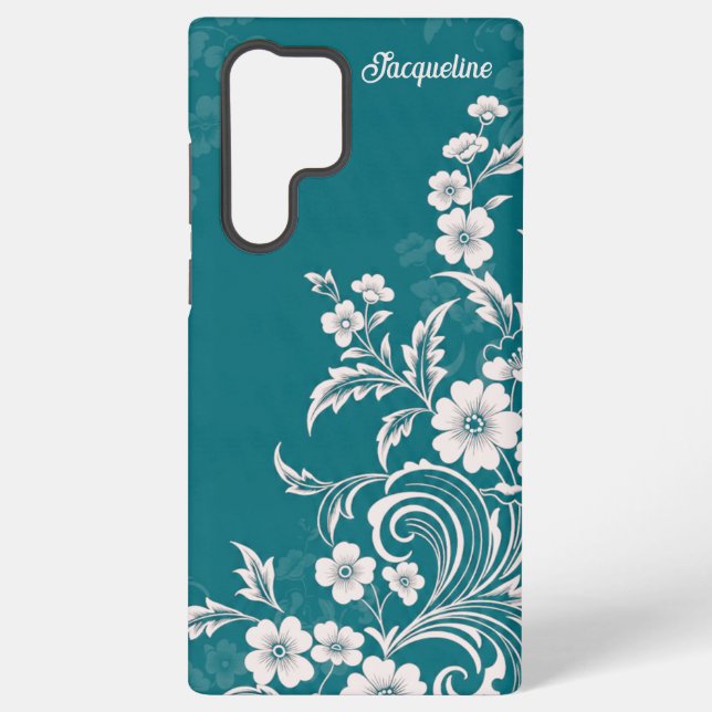 Coque Samsung Galaxy Blooms verdoyants enchantés (Verso)