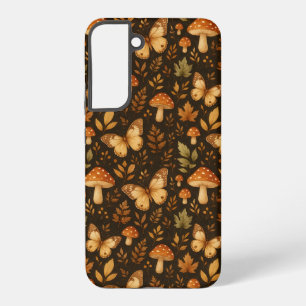 Coque Samsung Galaxy Boho Woodland Forest Champignons Couleurs d'auto