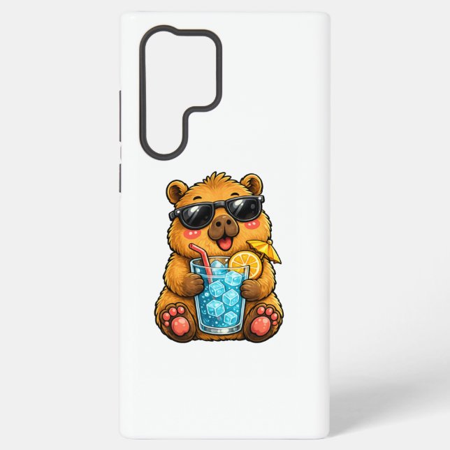 Coque Samsung Galaxy Boisson Cool Capybara (Verso)