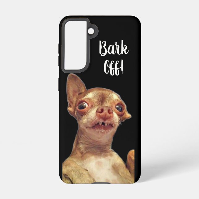 Coque Samsung Galaxy Boîtier Bambi "Bark Off" (Verso)