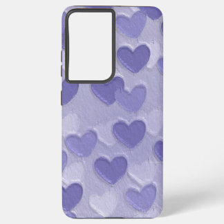 Coque Samsung Galaxy Boîtier de téléphone cardiaque pourpre | Samsung G