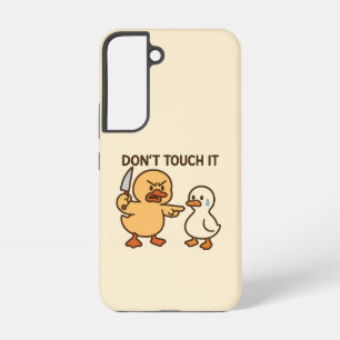Coque Samsung Galaxy Boîtier de téléphone de canard de carton beige mou